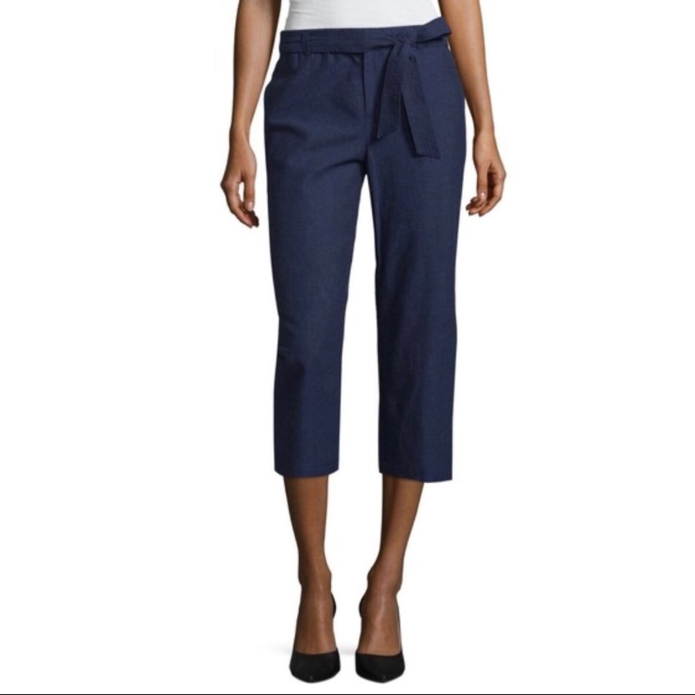 Liz Claiborne Classic Fit Cropped Leg Pants
